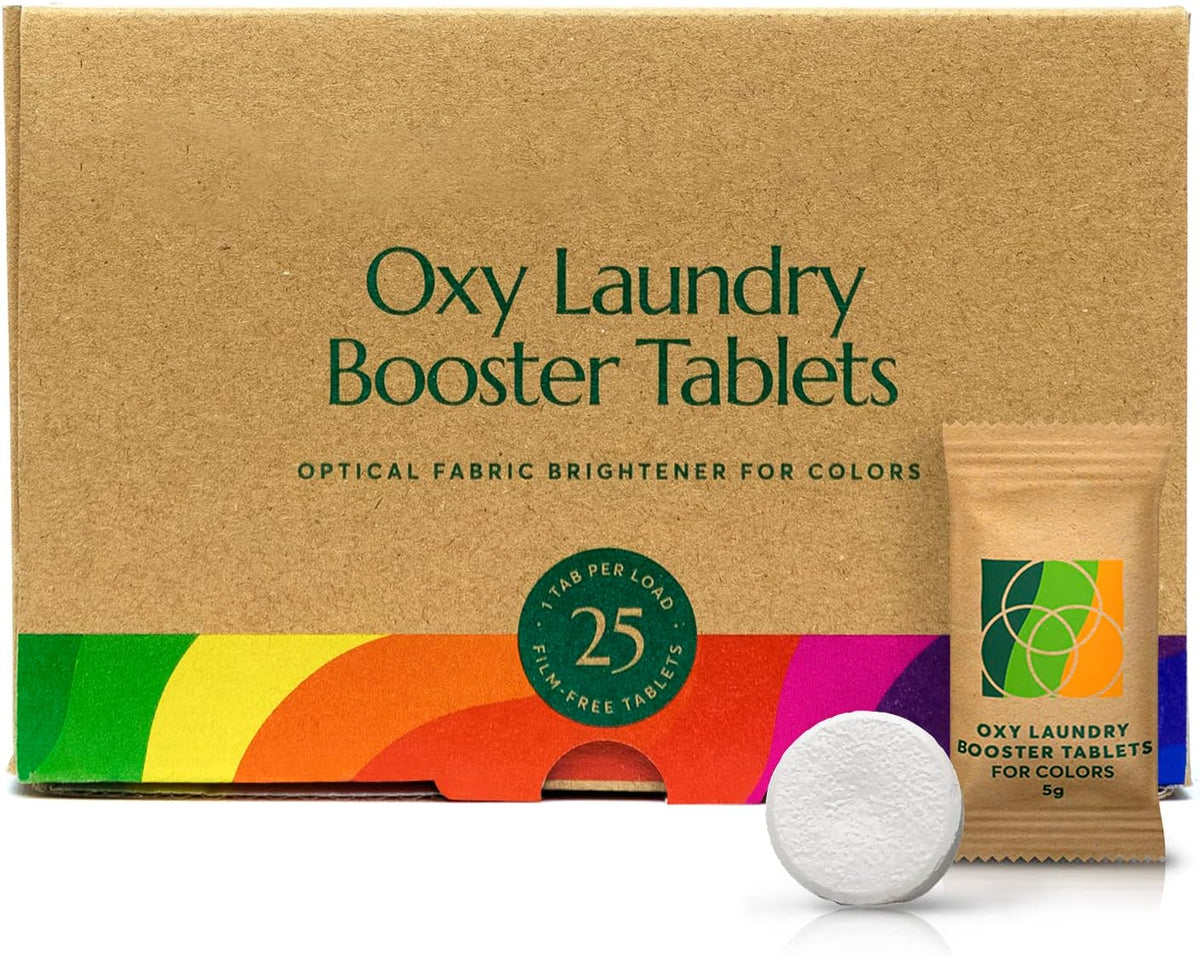 Cleanomic - Oxy Laundry Booster Tablets (Color) - Oxy Cleaner Laundry Stain Remover, Color Safe