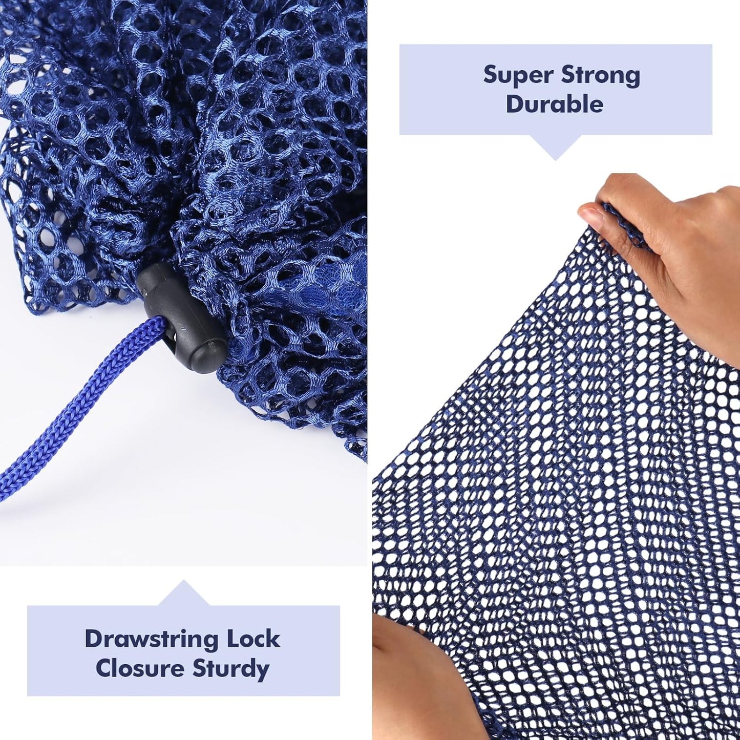 3Pcs Mesh Laundry Bags Washing Machine Mesh Wash Bags Jumbo for Delicates Clothes,Bed Linen,Toys