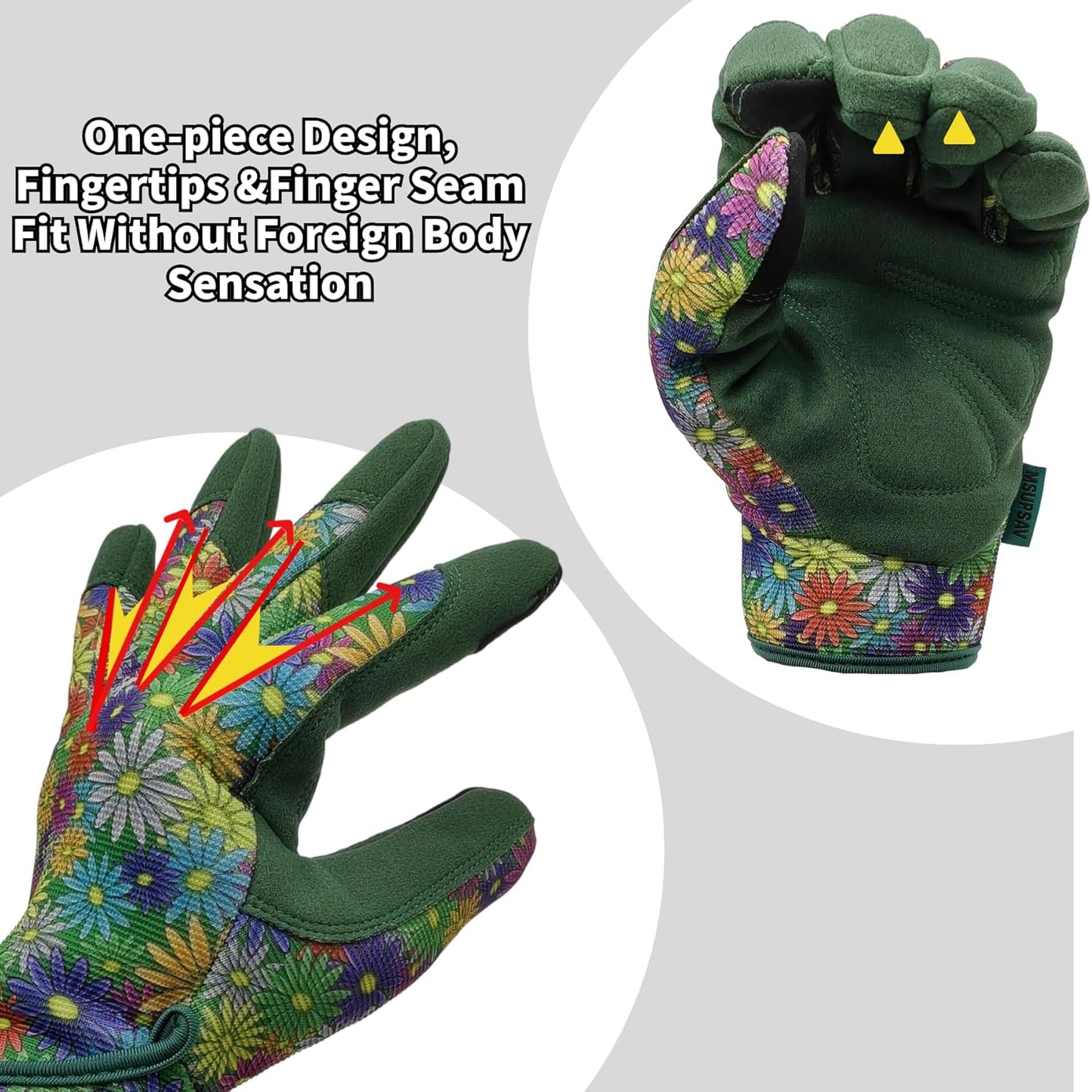 Thorn Proof&Puncture Resistant Gardening Gloves with Grip,Garden Gloves for Women, Leather Work