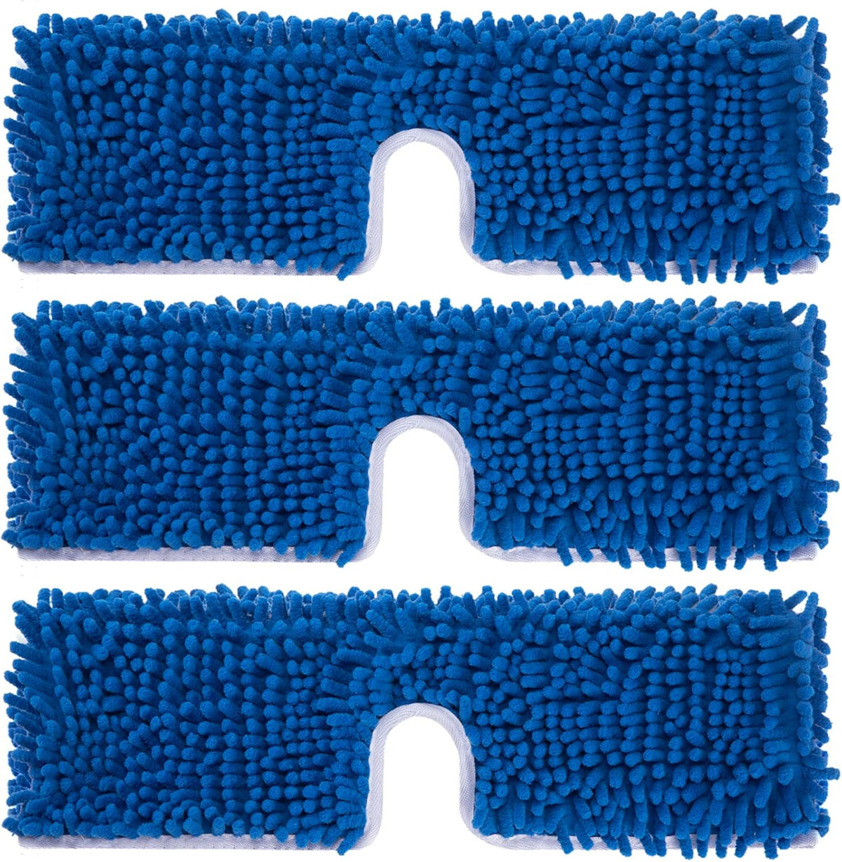 3 Pack Mop Heads Replacement Compatible for Oceda Dual-Action Flip System, Dry and Wet Used