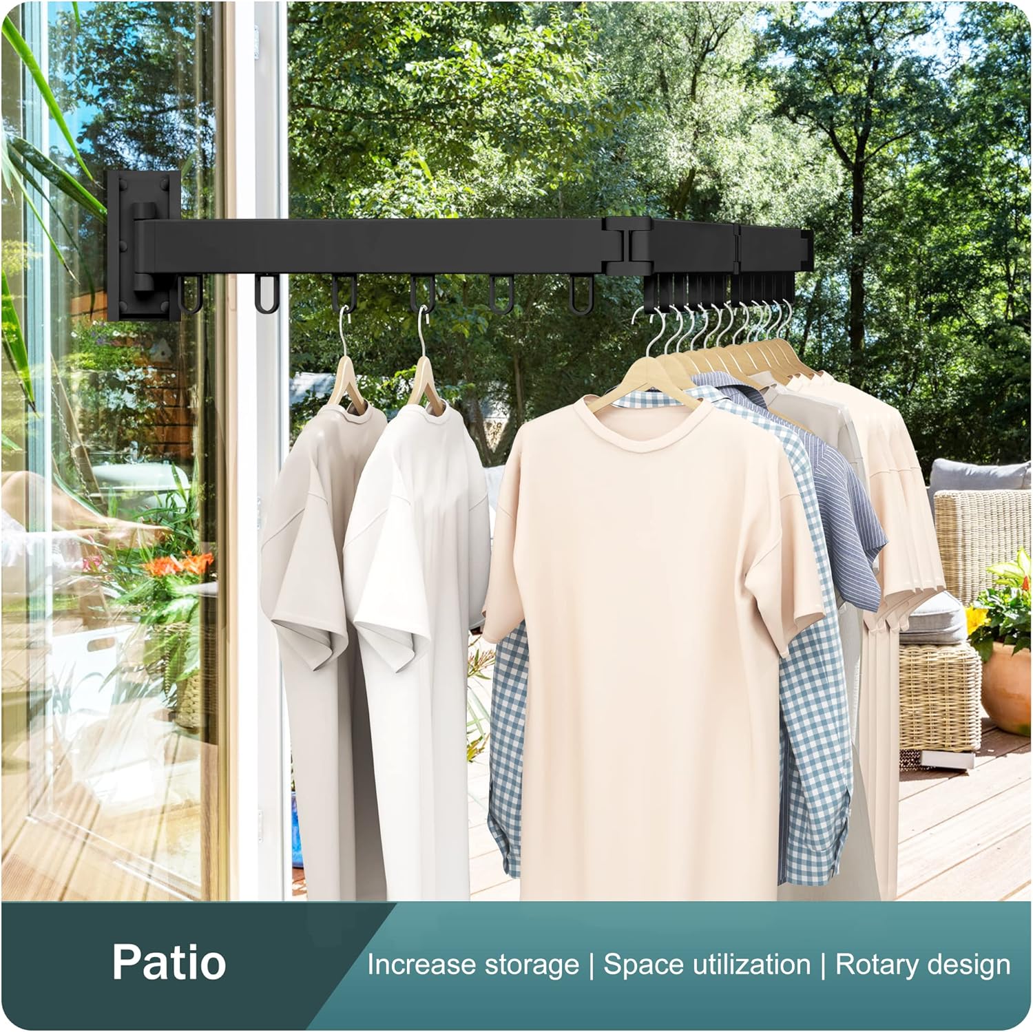 Clothes Drying Rack,Laundry Drying Rack,Clothes Rack Wall Mount,Wall Mounted Clothes Hanger