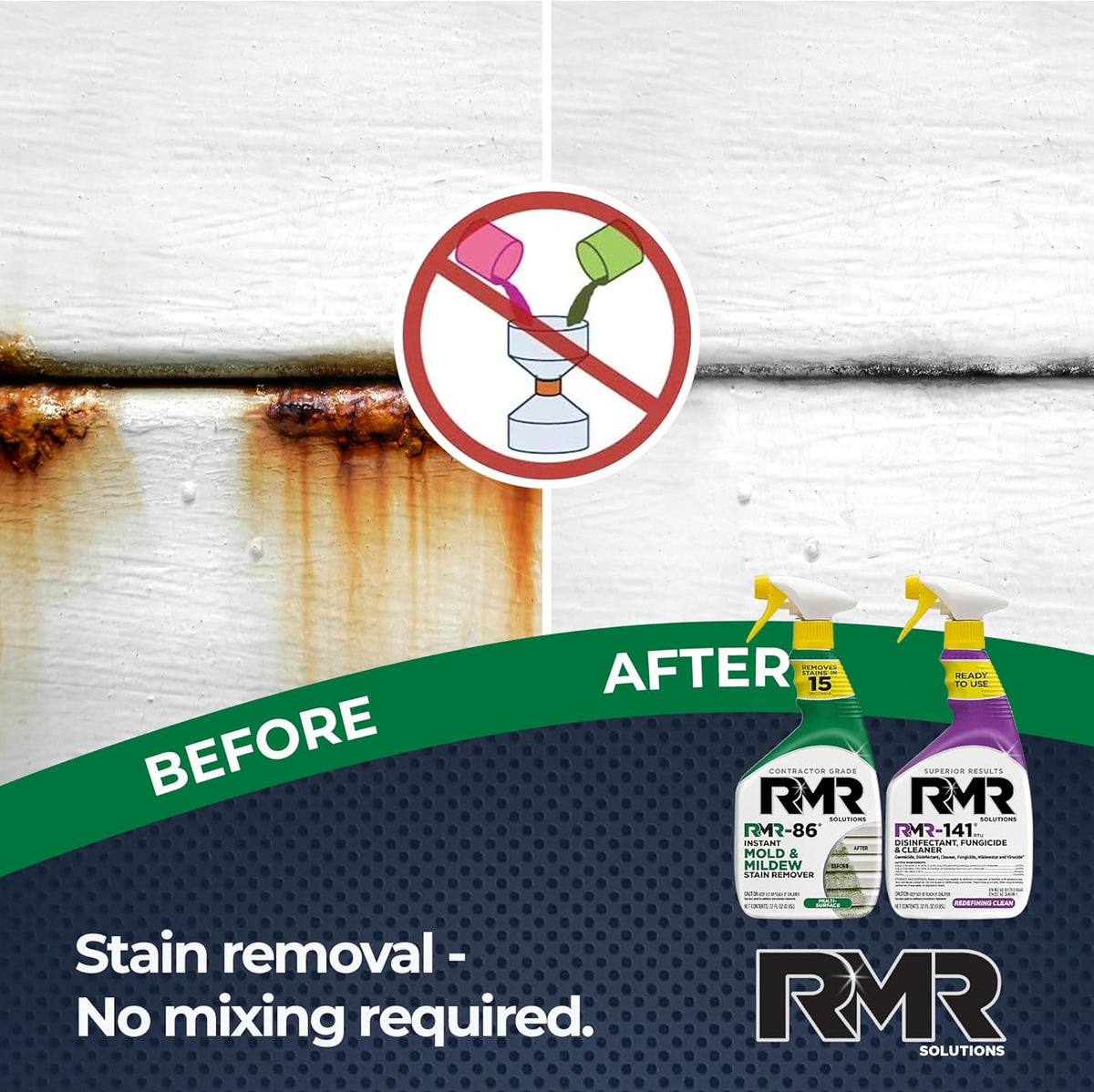 RMR Brands DIY Mold Remover Bundle - Complete Mold Killer & Stain Remover Bundle - Mold and Mildew
