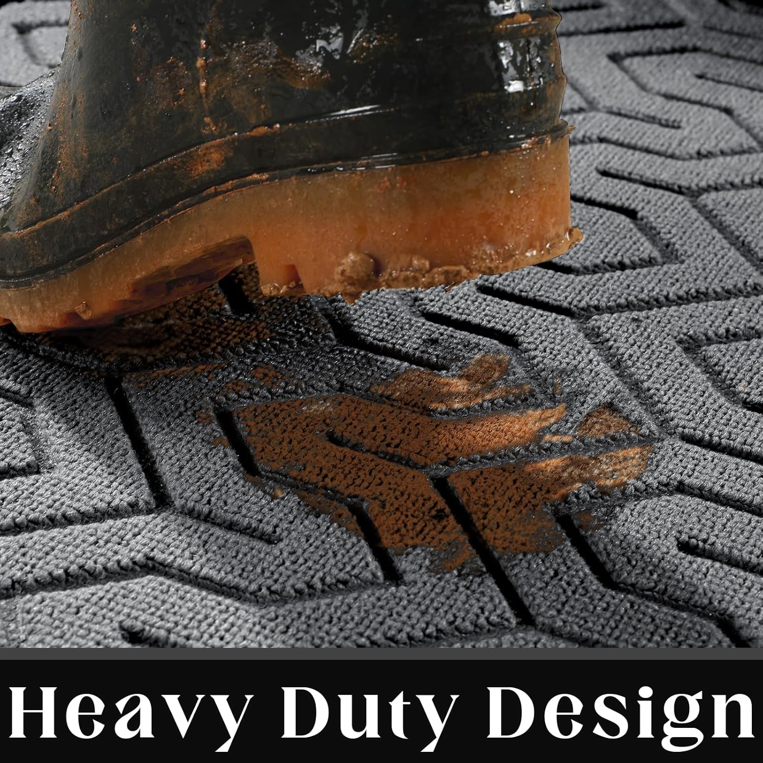 Yimobra Extra Large Door Mat Outside Entrance 60x32, Waterproof Heavy Duty Outdoor Mats for Front