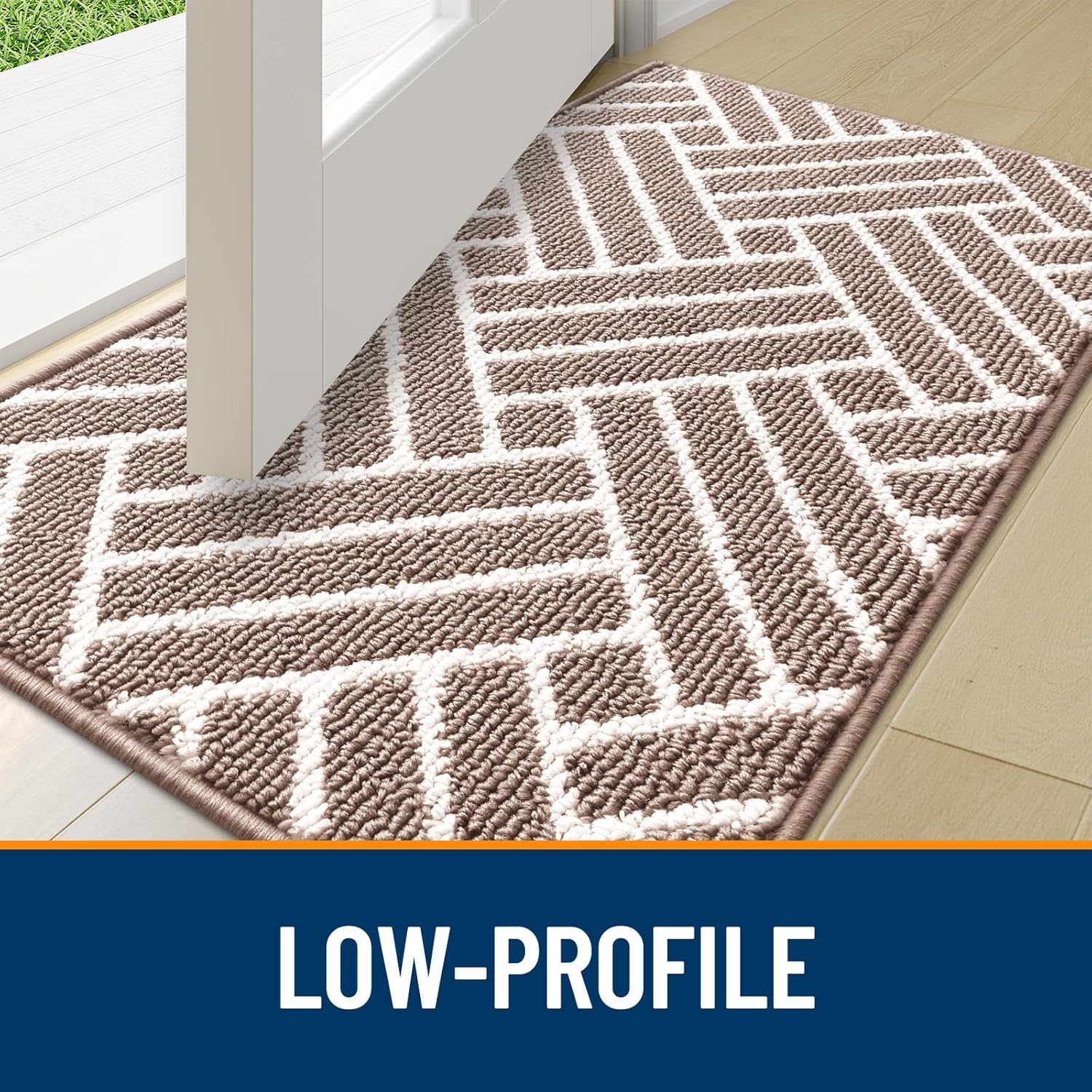 OLANLY Indoor Door Mat, 36x24 Inch, Dirt Resistant and Absorbent, Non-Slip Rubber Backing Floor
