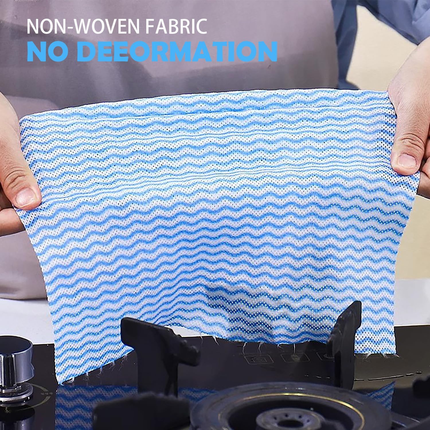 Disposable Cleaning Cloths Multi-Purpose Heavy Duty Disposable Dish Cloth Dish Rags for Kitchen