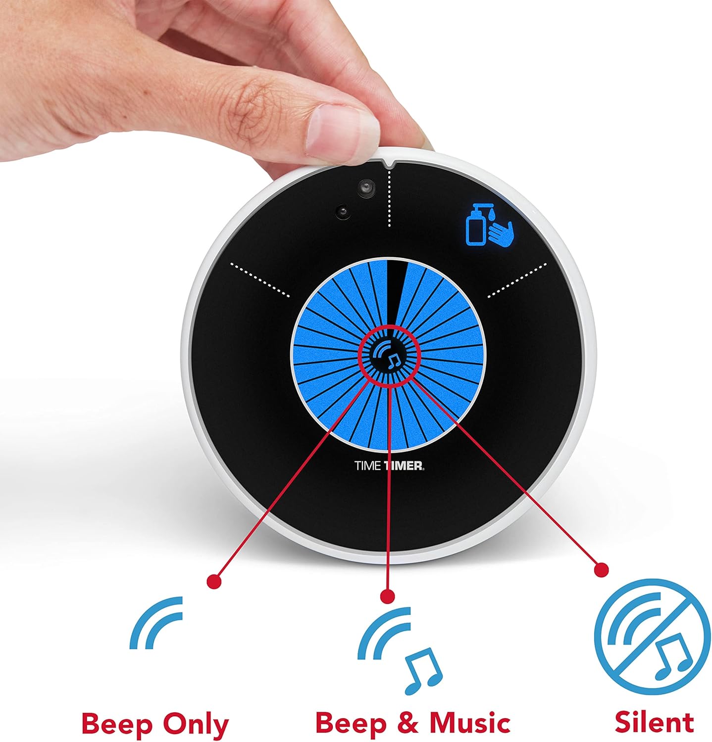 TIME TIMER WASH — 30 Second Visual Timer Promoting Proper Hand Washing for Preschool, Kindergarten