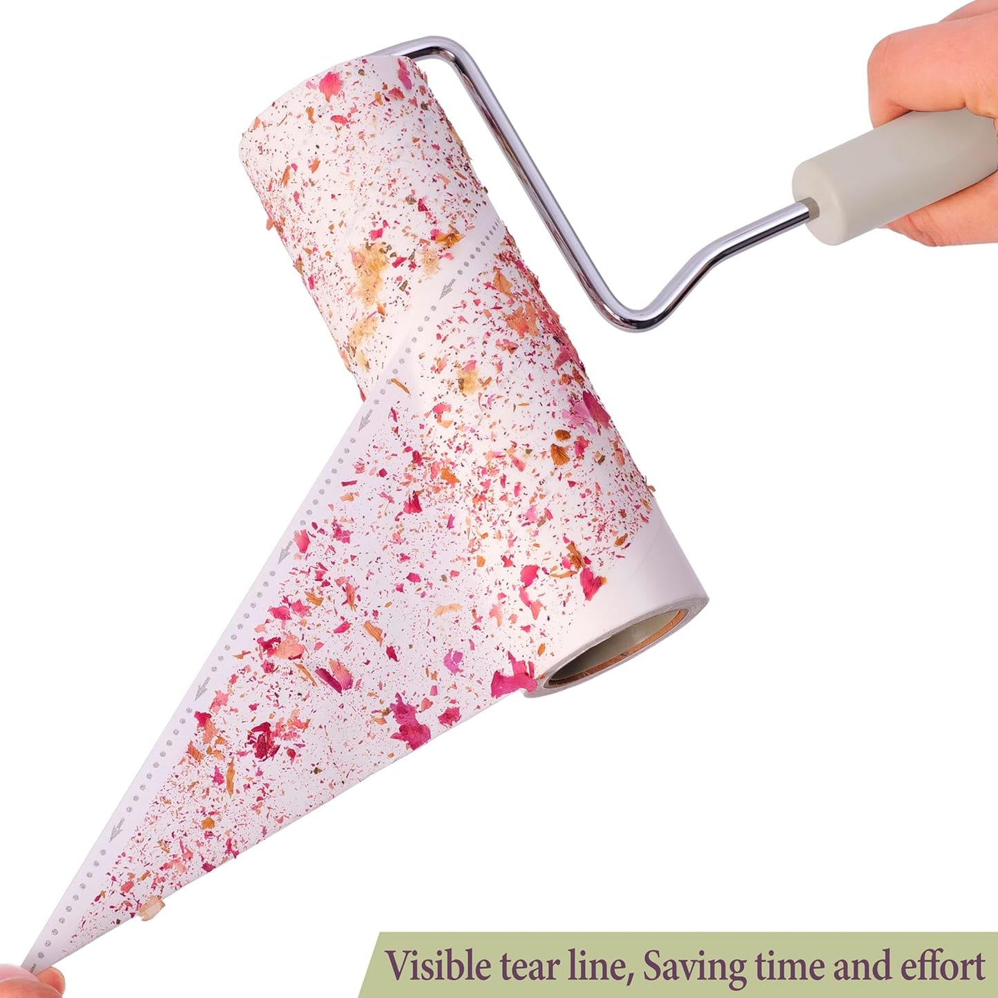 Large Lint Rollers for Pet Hair Extra Sticky,Cat Dog Hair Remover Laundry Clothes Carpet