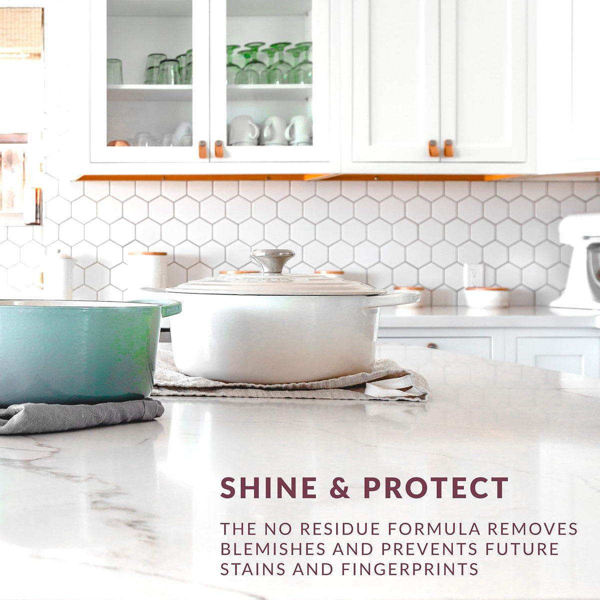 HOPE'S Countertop Restoration Polish - Shines and Protects with No Build-Up - Streak-Free Kitchen