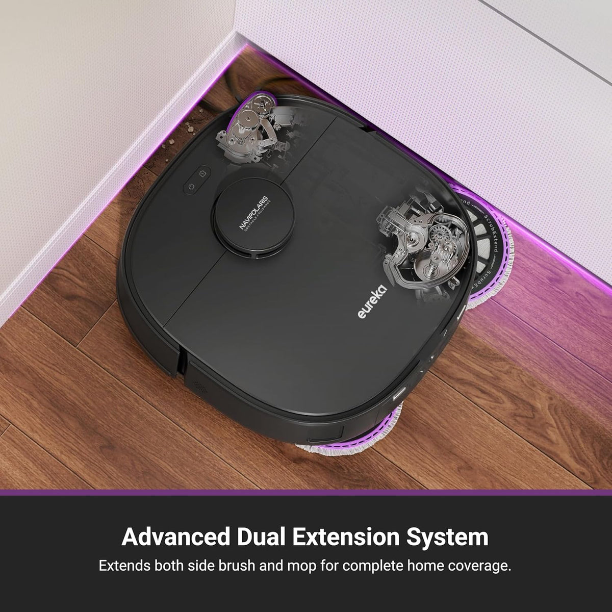 Eureka J15 Max Ultra Self-Emptying Robot Vacuum Combo All-in-one, 22,000 Pa Suction 176℉ Hot Water