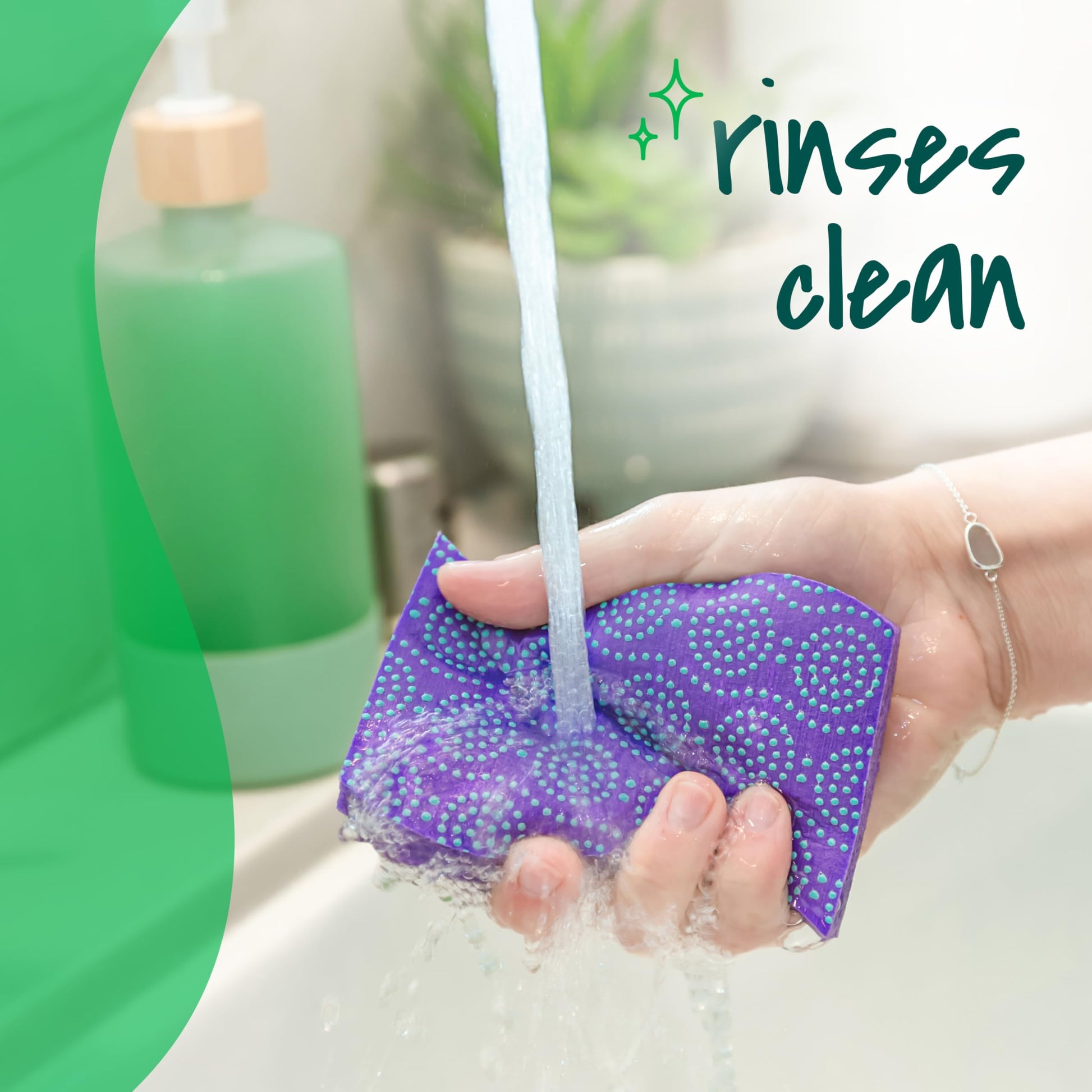 Scotch-Brite Odor Resist Non-Scratch Scrub Sponge, Dishwasher-Safe Kitchen Sponges that Resist