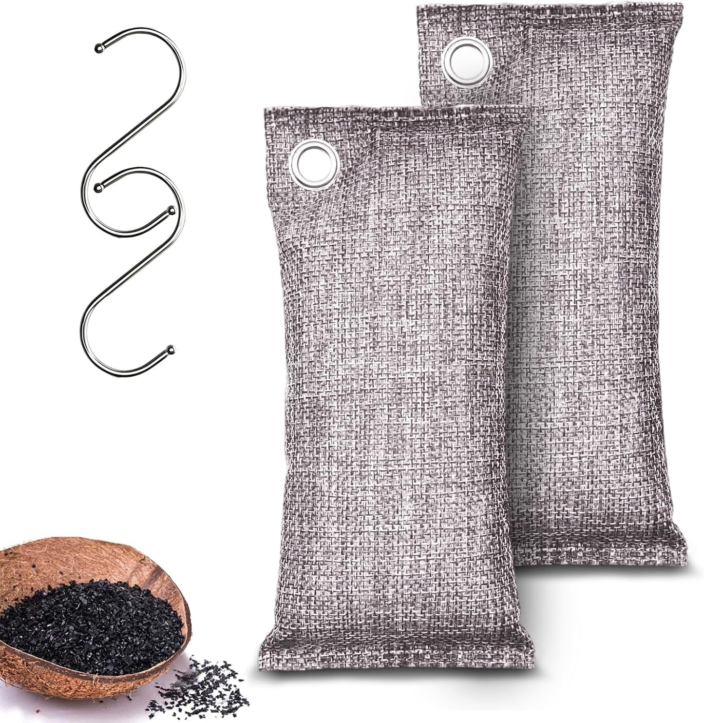 Activated Charcoal Odor Absorber, Odor Eliminator for Strong Odor,Coconut Shell Charcoal Air