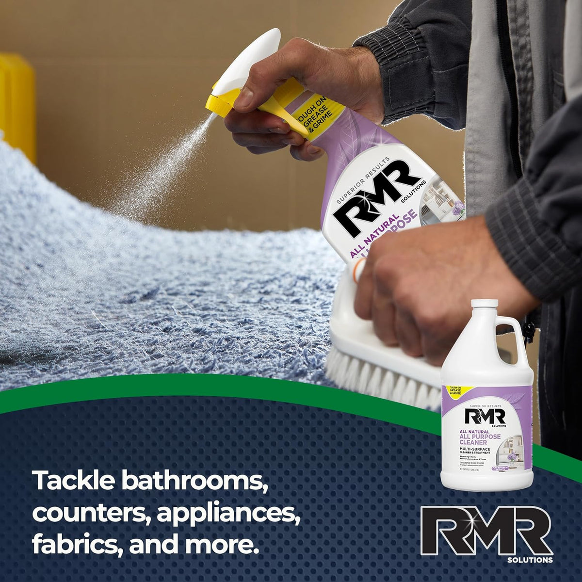 RMR All Natural All-Purpose Cleaner - Non-Toxic, Rinse-Free Multipurpose Cleaning Supplies