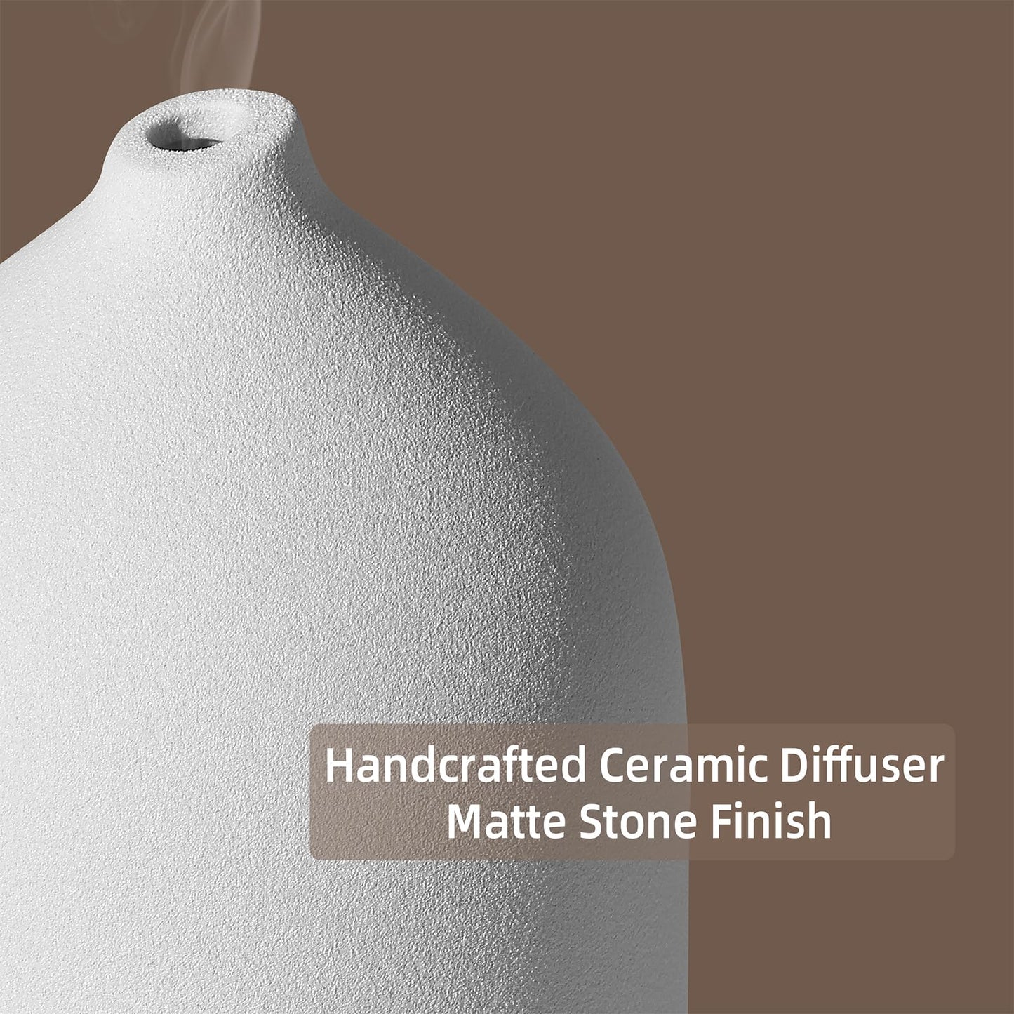 Gooamp 200ML Ceramic Essential Oil Diffuser for Home – view 2