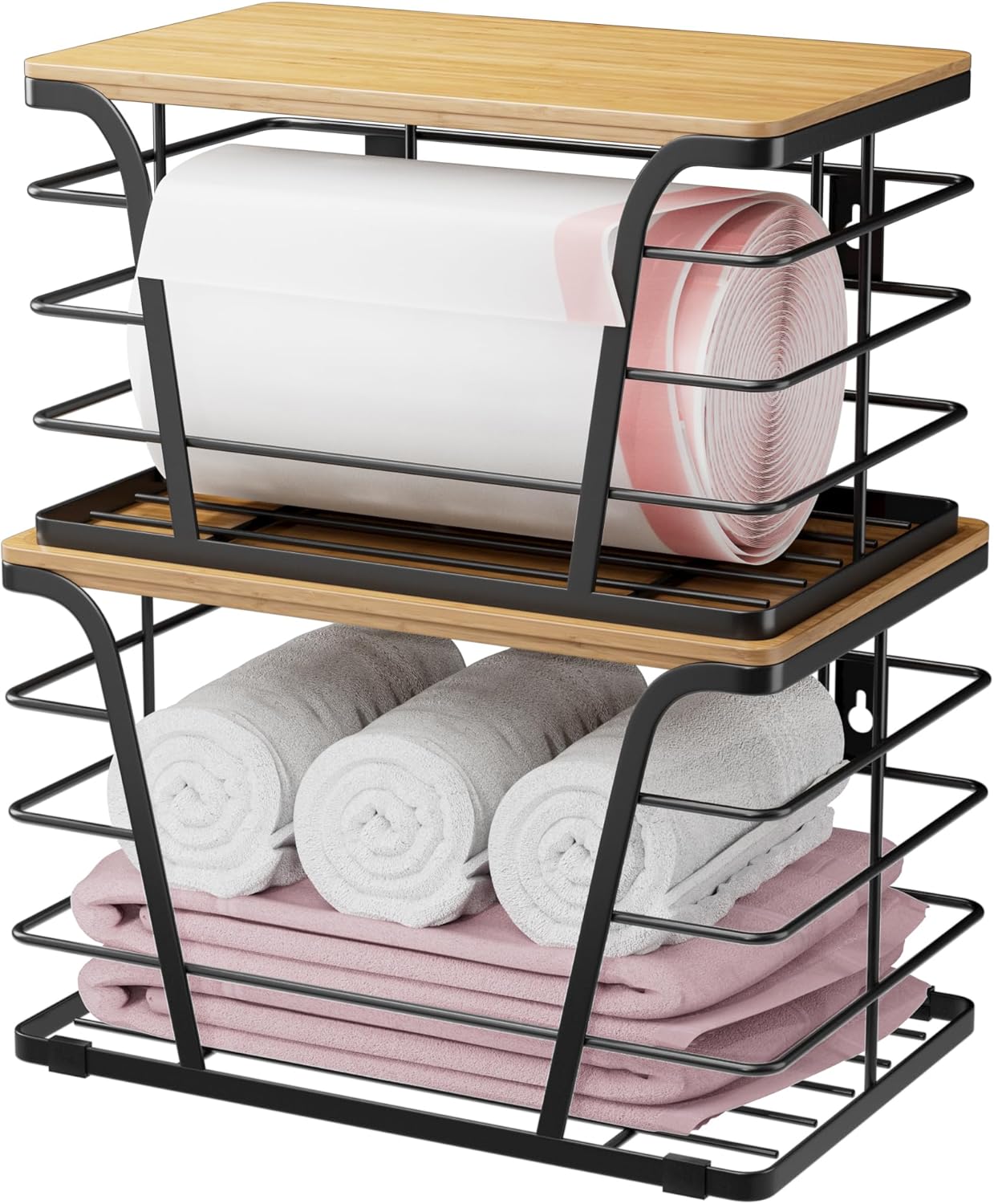 2 Pack Extra Large Pantry Storage Organizers, Pantry Baskets organization, Potato and Onion Storage