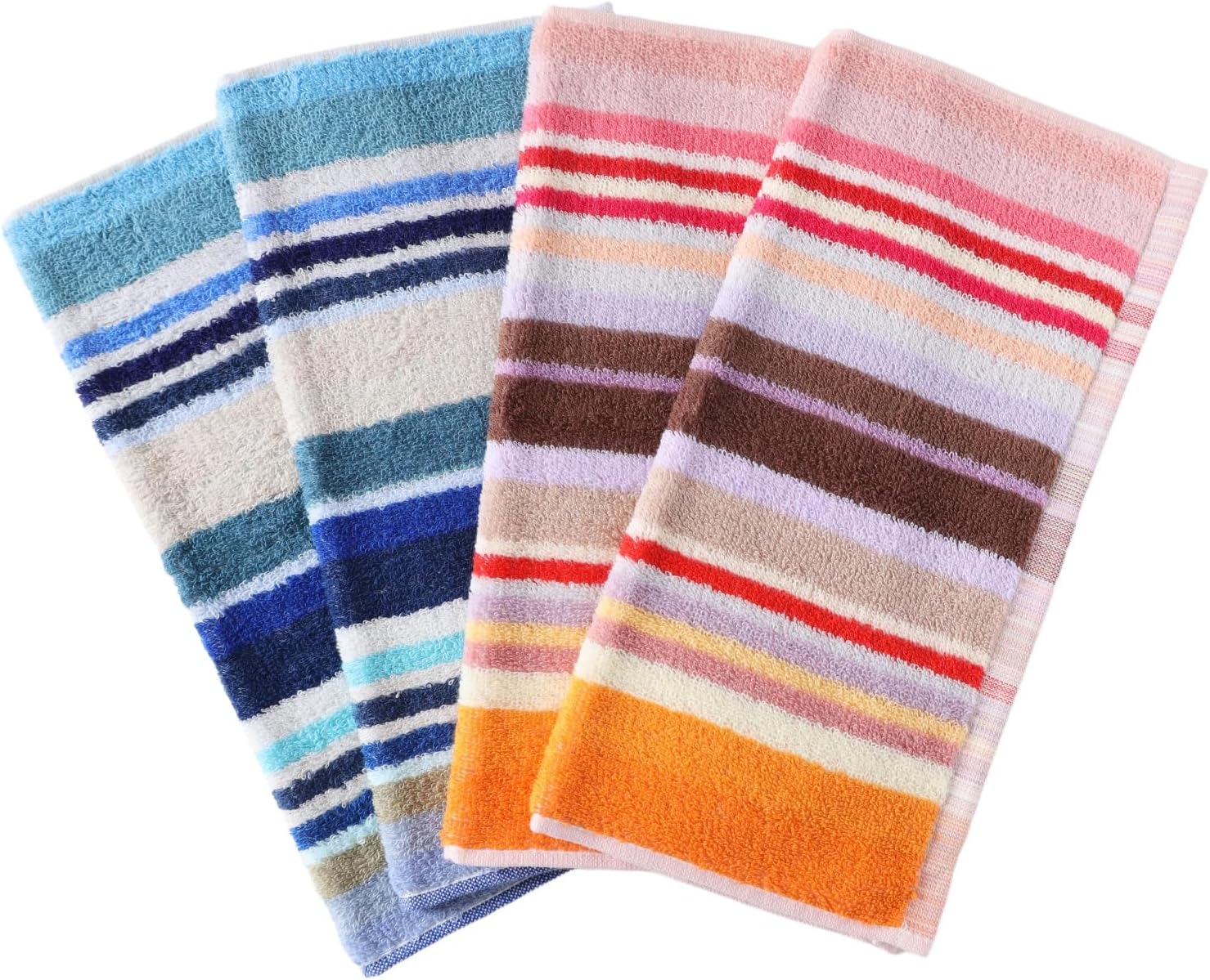 Oeleky Kitchen Dishcloths for Washing Dishes, Ultra Absorbent Dish Rags, Cotton Cleaning Cloths