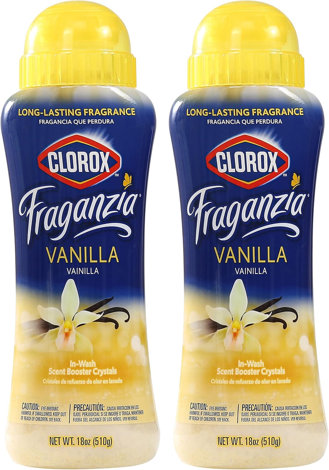 Clorox Fraganzia Laundry Scent Booster Crystals in Vanilla Scent - Scented In-Wash Freshener Beads