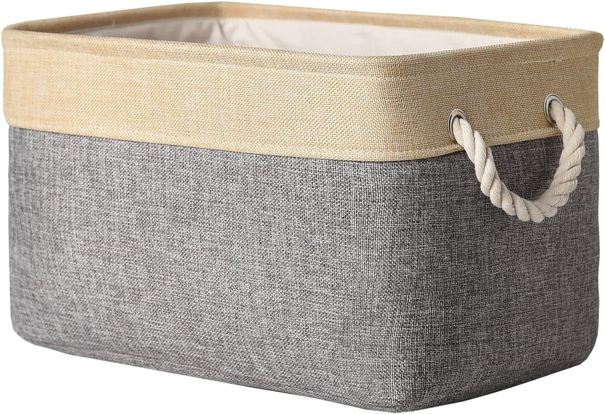 TheWarmHome Storage Basket - 15.7L×11.8W×8.3H 1 Pack Large Baskets for Organizing Shelves, Storage