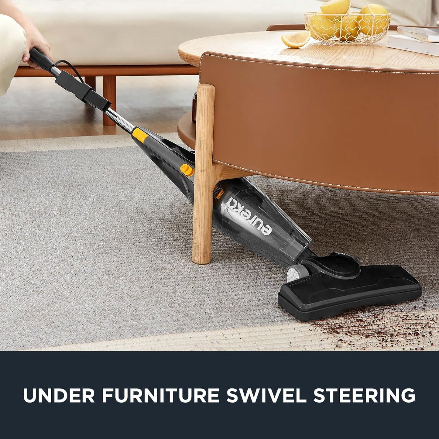 Eureka Blaze Stick Vacuum Cleaner, Powerful Suction 3-in-1 Small Handheld Vac with Filter for Hard