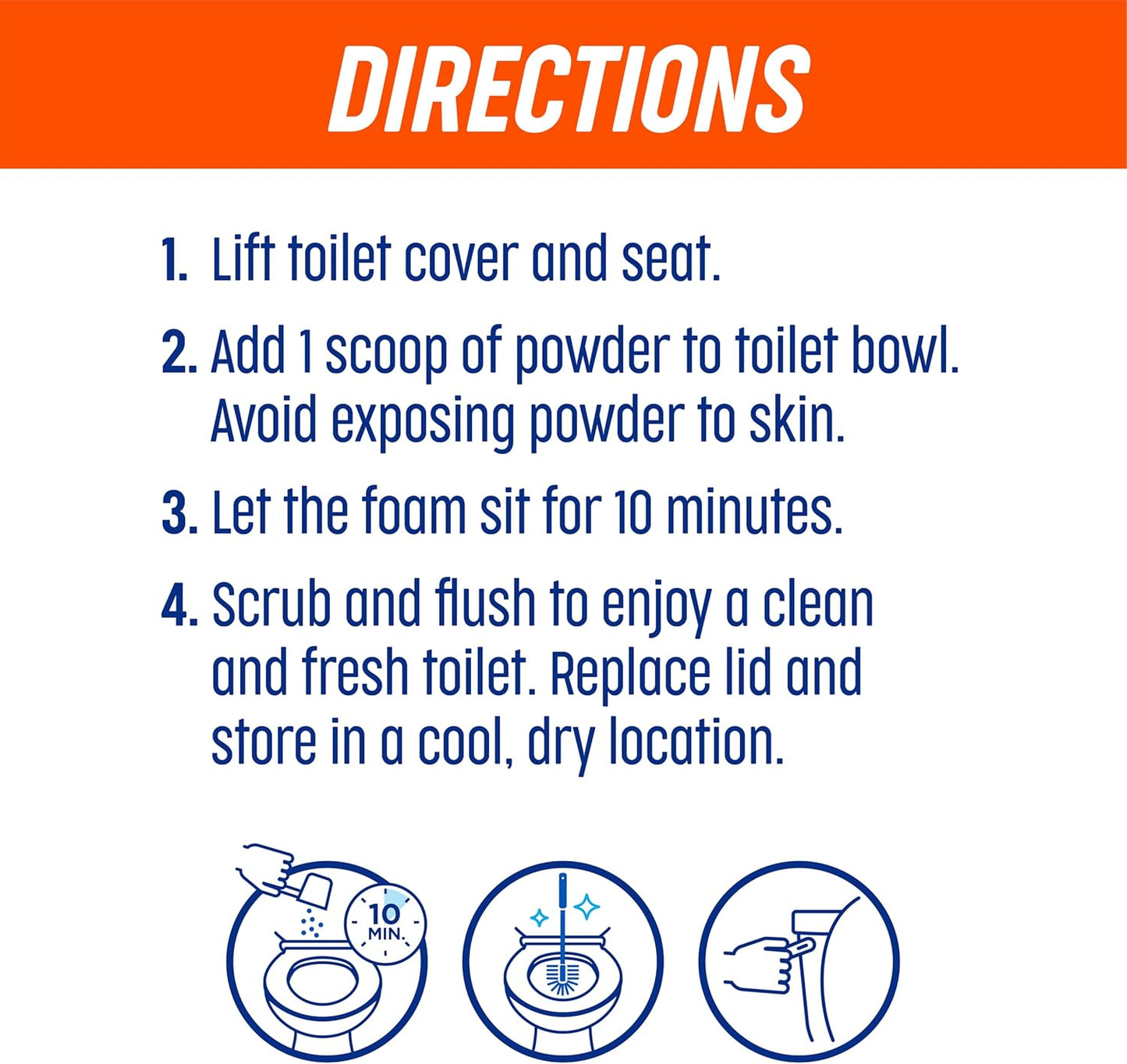 Ty-D-Bol Ultra Foam Toilet Bowl Cleaner - Provides Up to 8 Cleans - Citrus Scent - Fights Buildup