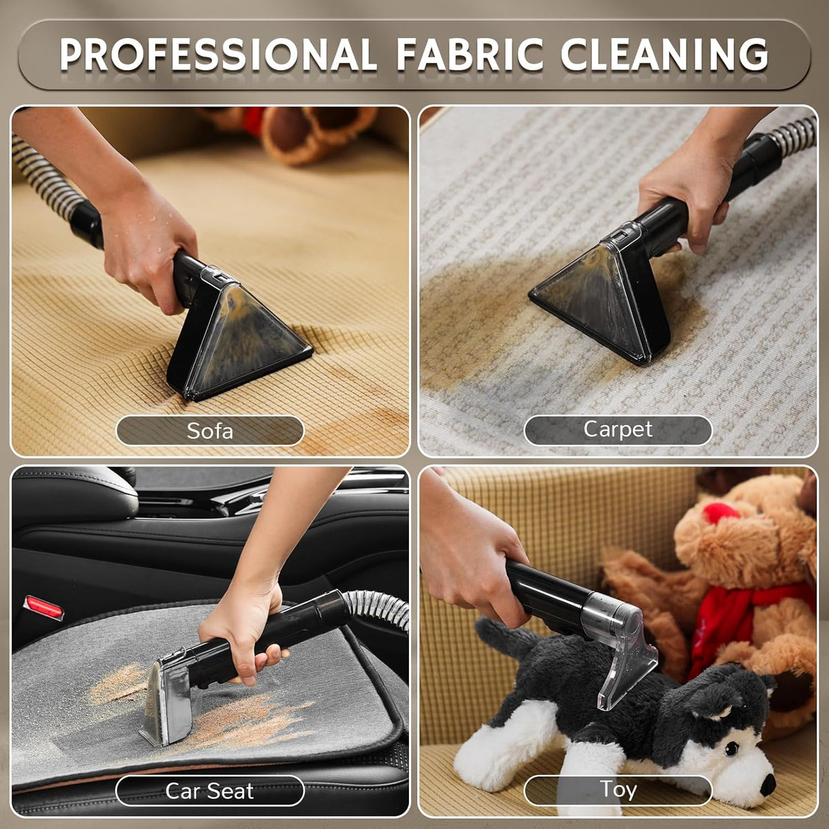 Airthereal S1 Carpet Cleaner Machine, Instant Heating Portable Upholstery Spot Cleaner, Shampooer
