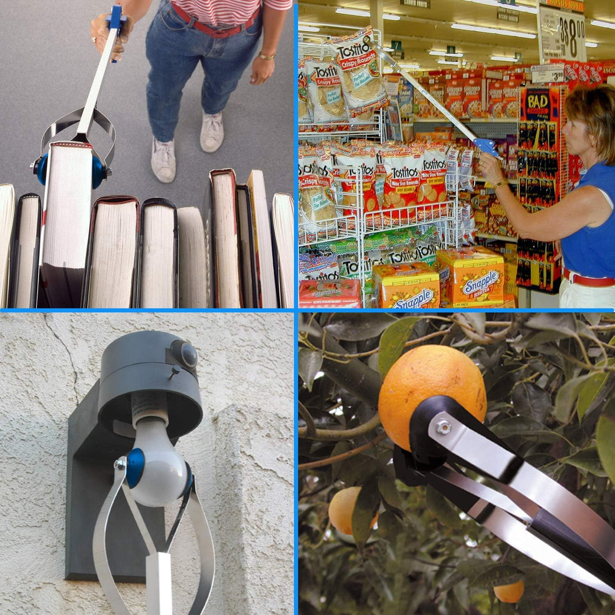 ArcMate EZ Reacher - Heavy Duty Grab-It Reaching Tool - Grabber Reacher with 4.5 Inch Jaws, Can