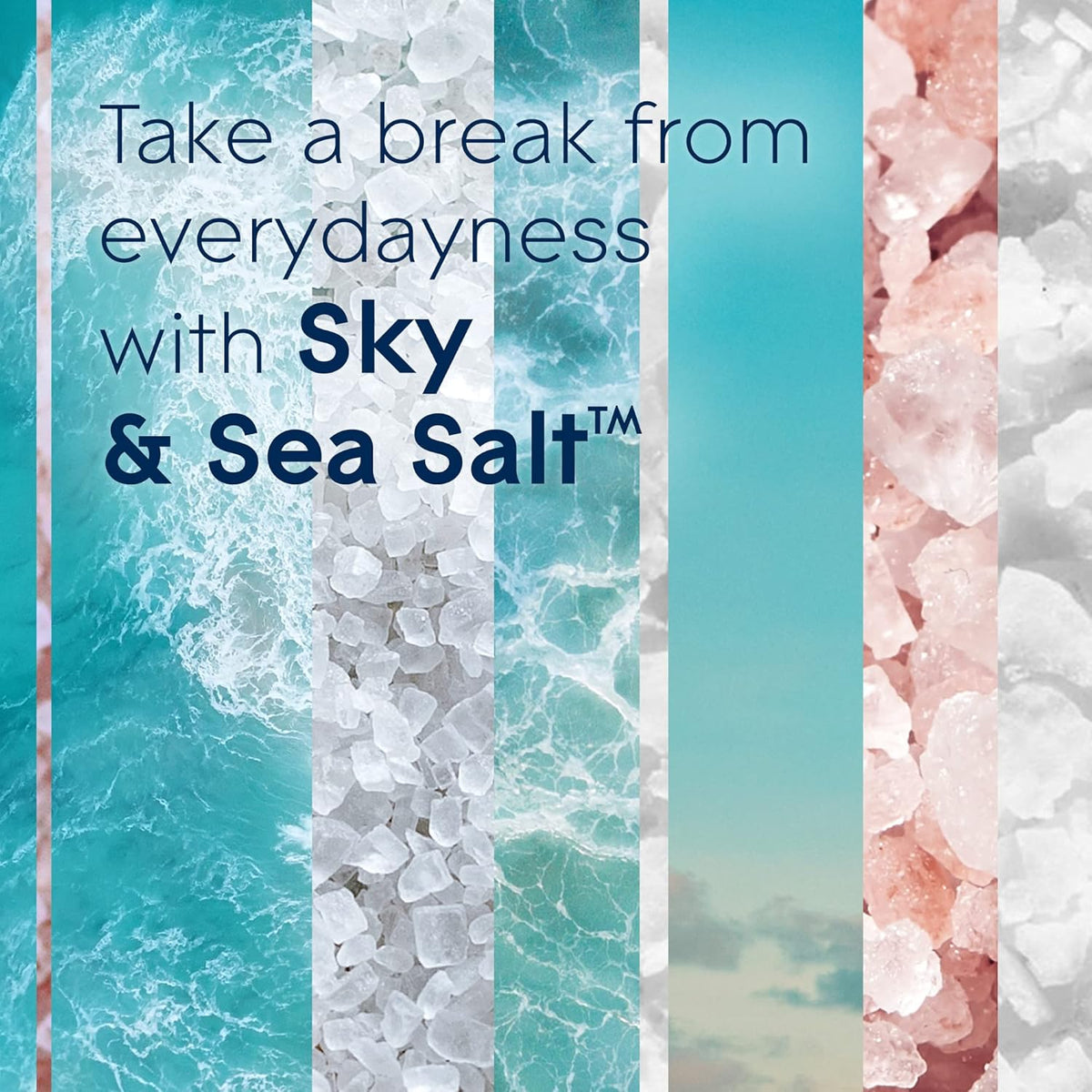 Glade PlugIns Refills Air Freshener, Sky & Sea Salt, Scented and Essential Oils for Home and