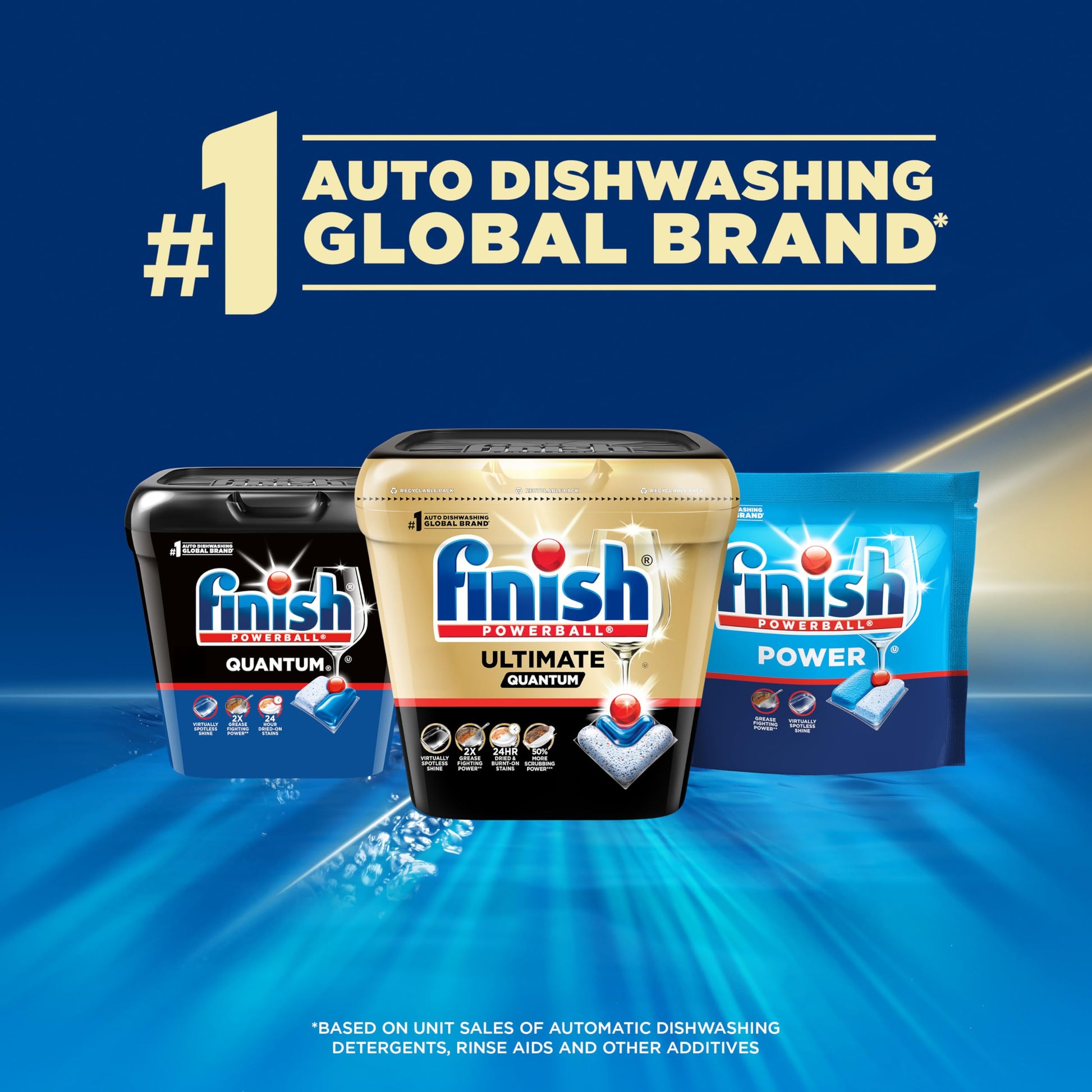 Finish Ultimate Quantum Infinity Shine Dishwasher Pods, New & Improved Formula, Dishwasher