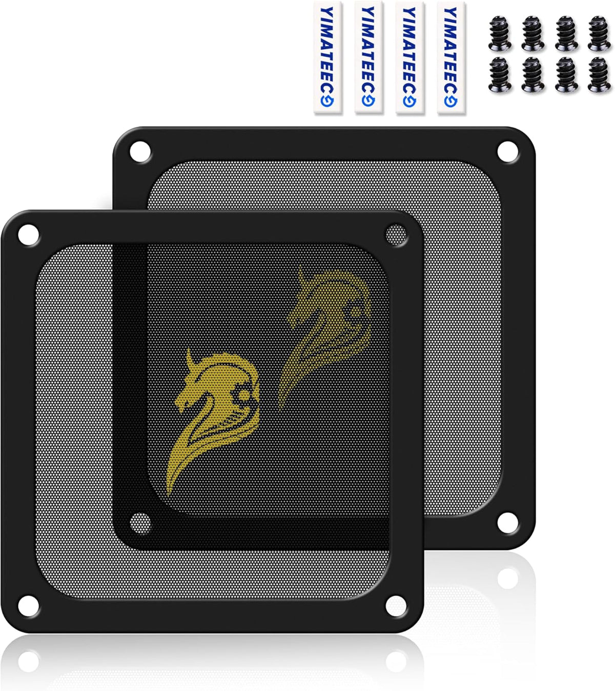 140mm Fan Filter PC Dust Filter Computer Fan Grills Dust Mesh Magnetic Frame PC Case Cover