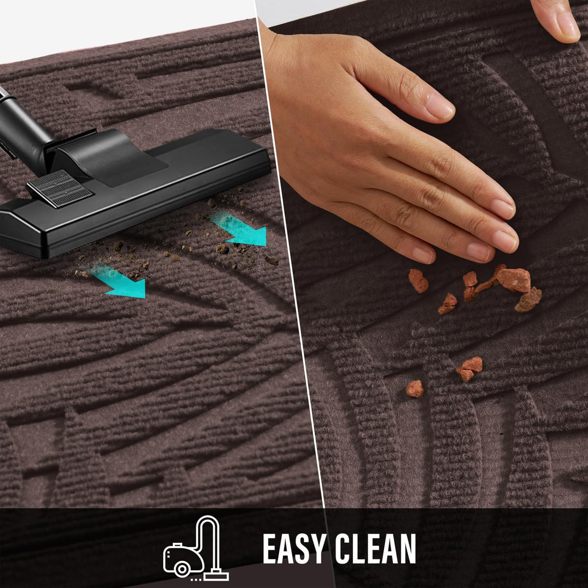 Front Door Mat, Absorbent Resist Dirt Welcome Door Mat Indoor Outdoor, Waterproof Doormat, Sturdy