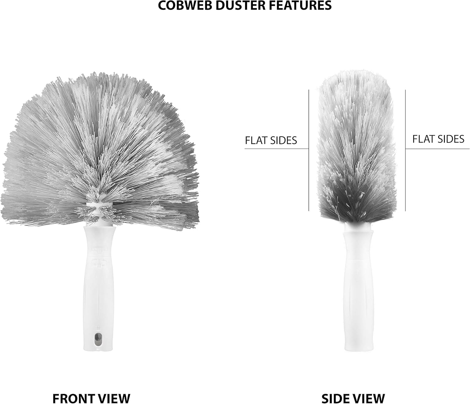Unger Cobweb & Corner Duster – Dusters for Cleaning, Compatible with Telescopic Poles, Dusting