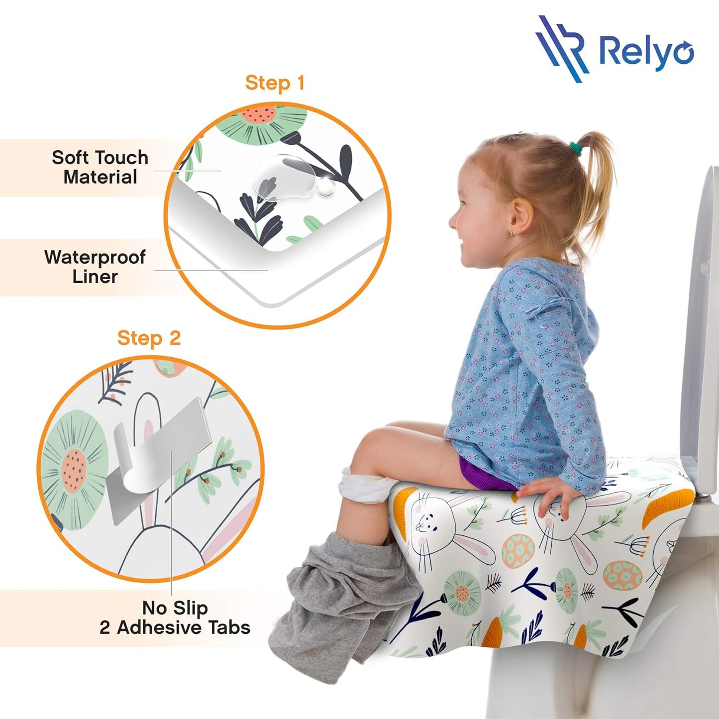 Disposable Toilet Seat Cover for Travel – 20 Pack with Covers Wrapped in Sets of 2, Non-Flushable