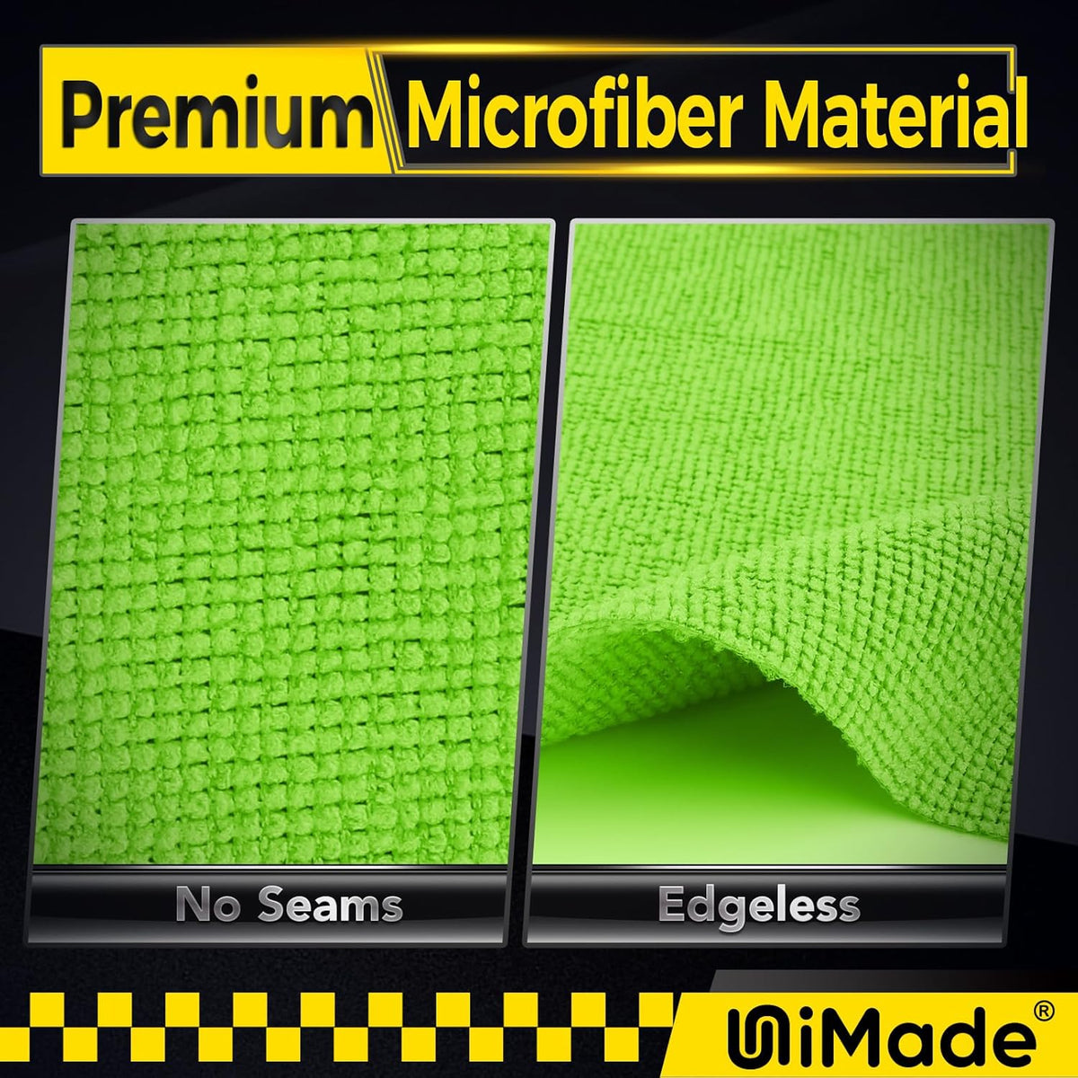 Microfiber Cleaning Cloth, 100PK Commercial Grade Work Rags Microfiber Towels for Cars Cleaning