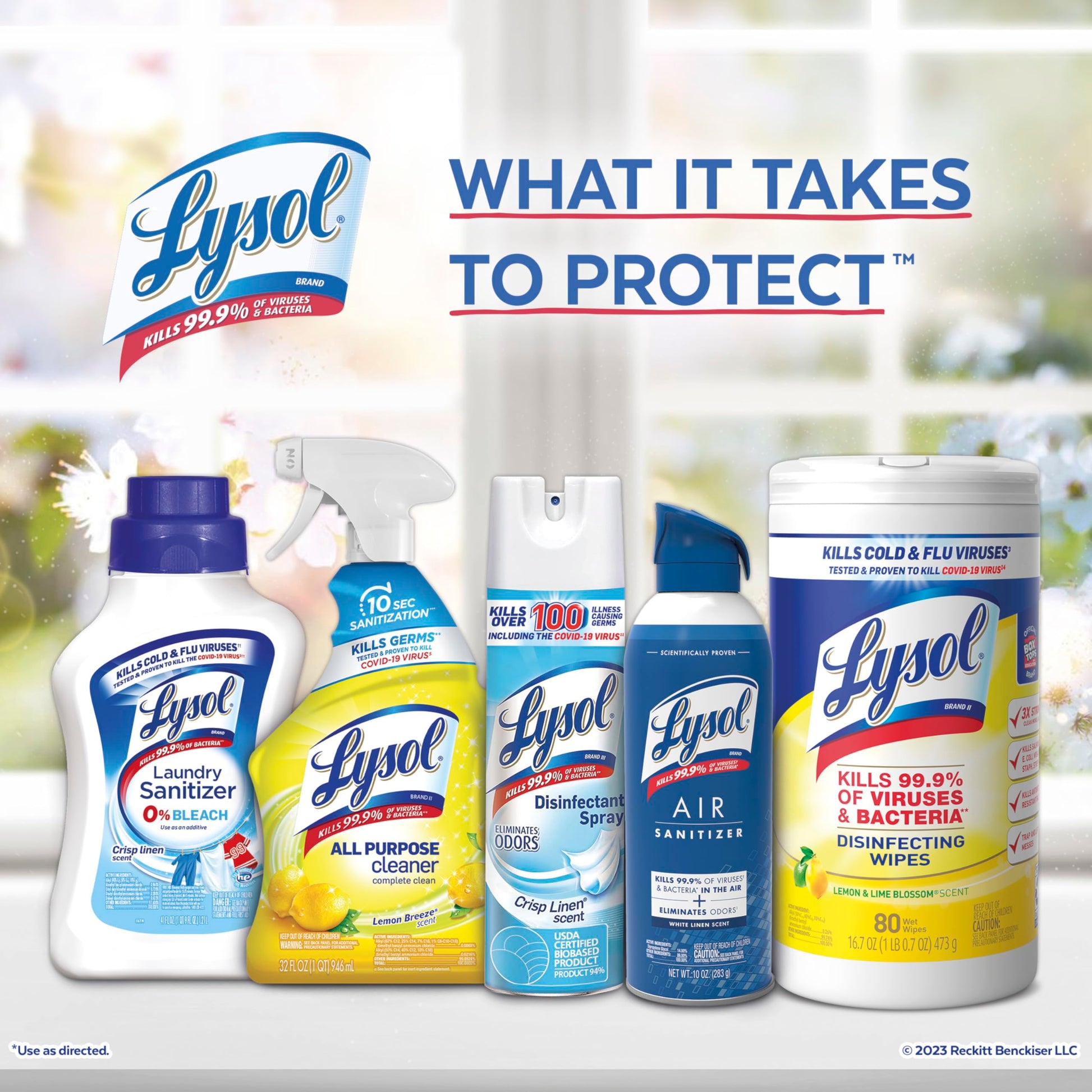 LYSOL Bathroom Cleaner Spray, Mango & Hibiscus Scent, 32oz – view 6