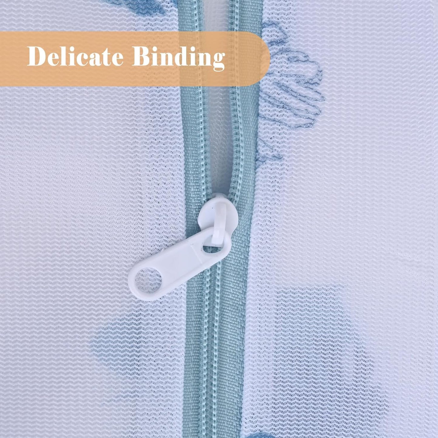 Durable Laundry Bag, Mesh Laundry Bags with Premium Zipper, 5 Pack Washing Machine Wash Bags for