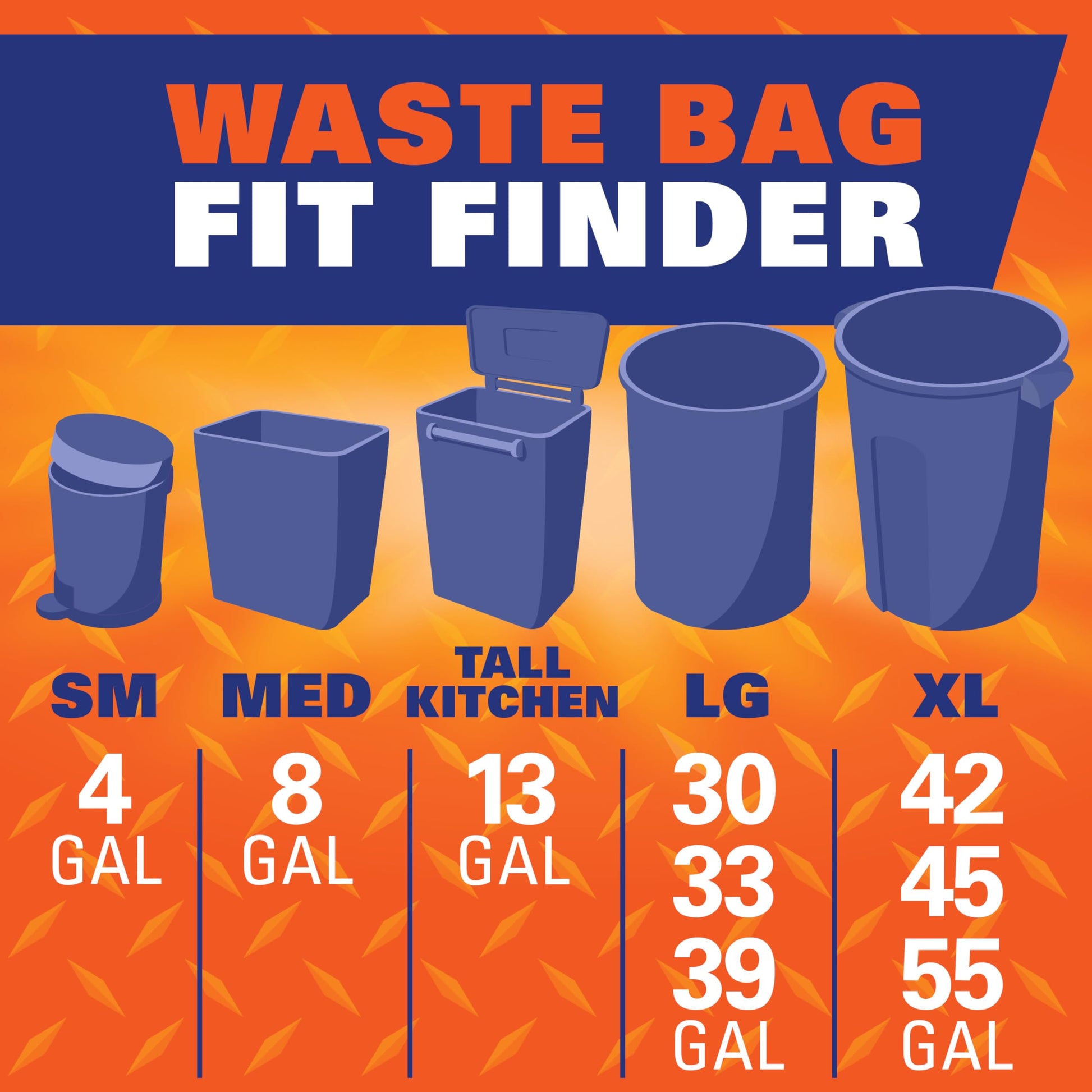 Hefty Ultra Strong 13 Gal Kitchen Trash Bags, Black, Clean Burst, 110ct