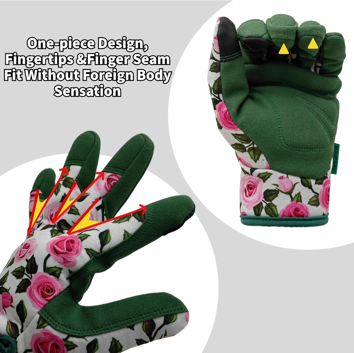 Thorn Proof&Puncture Resistant Gardening Gloves with Grip,Garden Gloves for Women, Leather Work