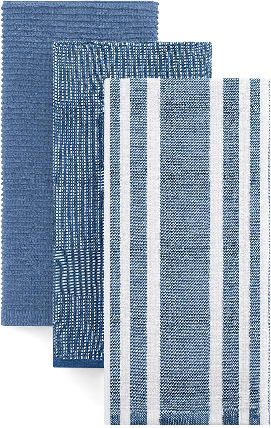 Homaxy Premium Kitchen Towels(18”x 28”, 3 Pack), Large Cotton 380 GSM Kitchen Hand Towels, Soft and