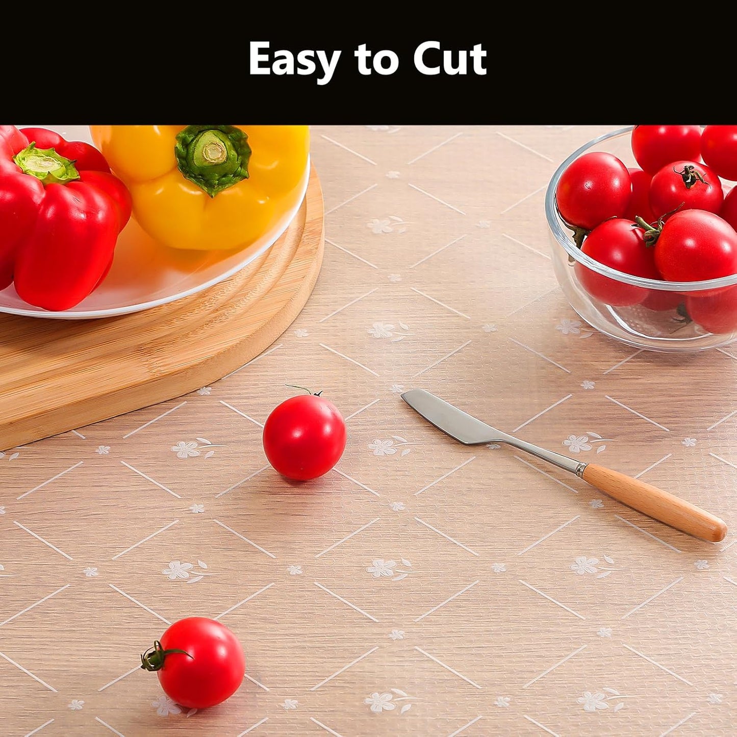 INNOLITES Shelf Liners for Kitchen Cabinets, Non Adhesive Drawer Cabinet Liner, Waterproof