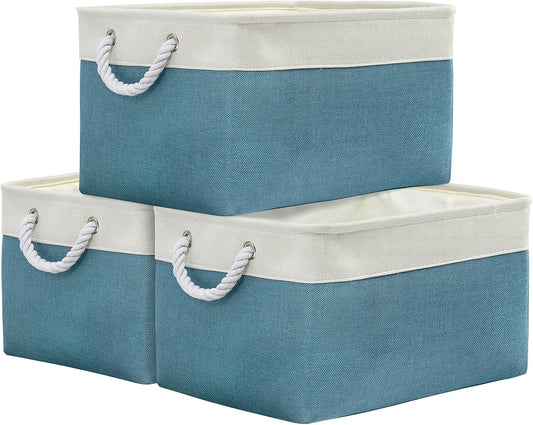 TheWarmHome Storage Baskets for Organizing - Extra Large 3 Pack 17x14x10 inch Storage Bins for