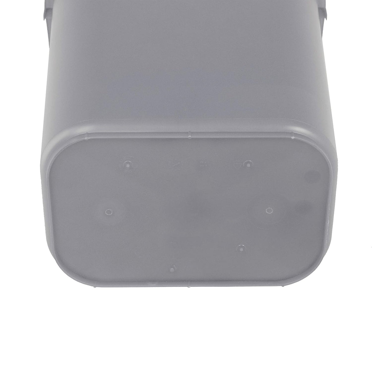 Amazon Basics Rectangular Commercial Office Wastebasket, 10 gallons (Pack of 1), Grey (Previously