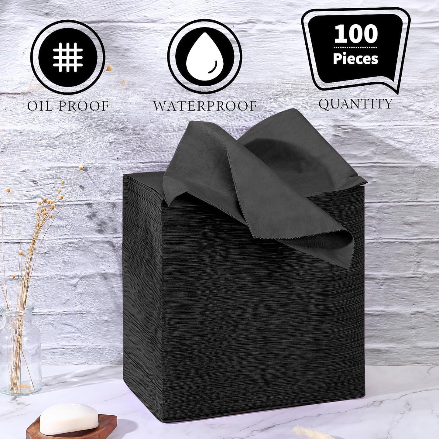 Breling 100 Pcs 31.5 x 71 Inch Disposable Bed Sheets Oil-proof PE Film Massage Table Sheets