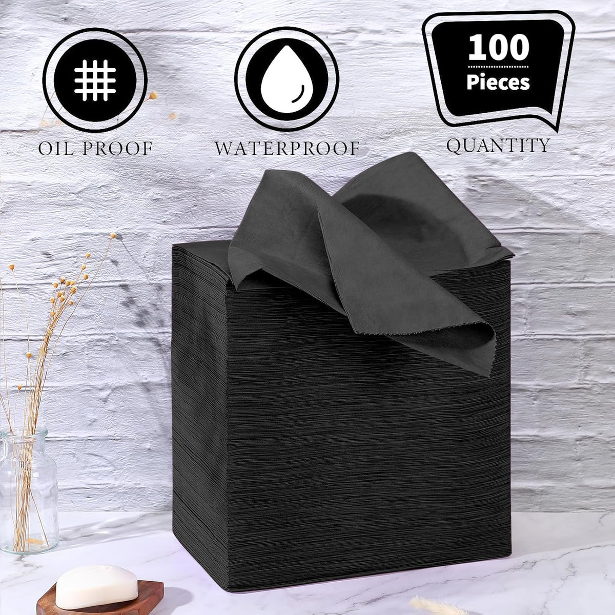 Breling 100 Pcs 31.5 x 71 Inch Disposable Bed Sheets Oil-proof PE Film Massage Table Sheets