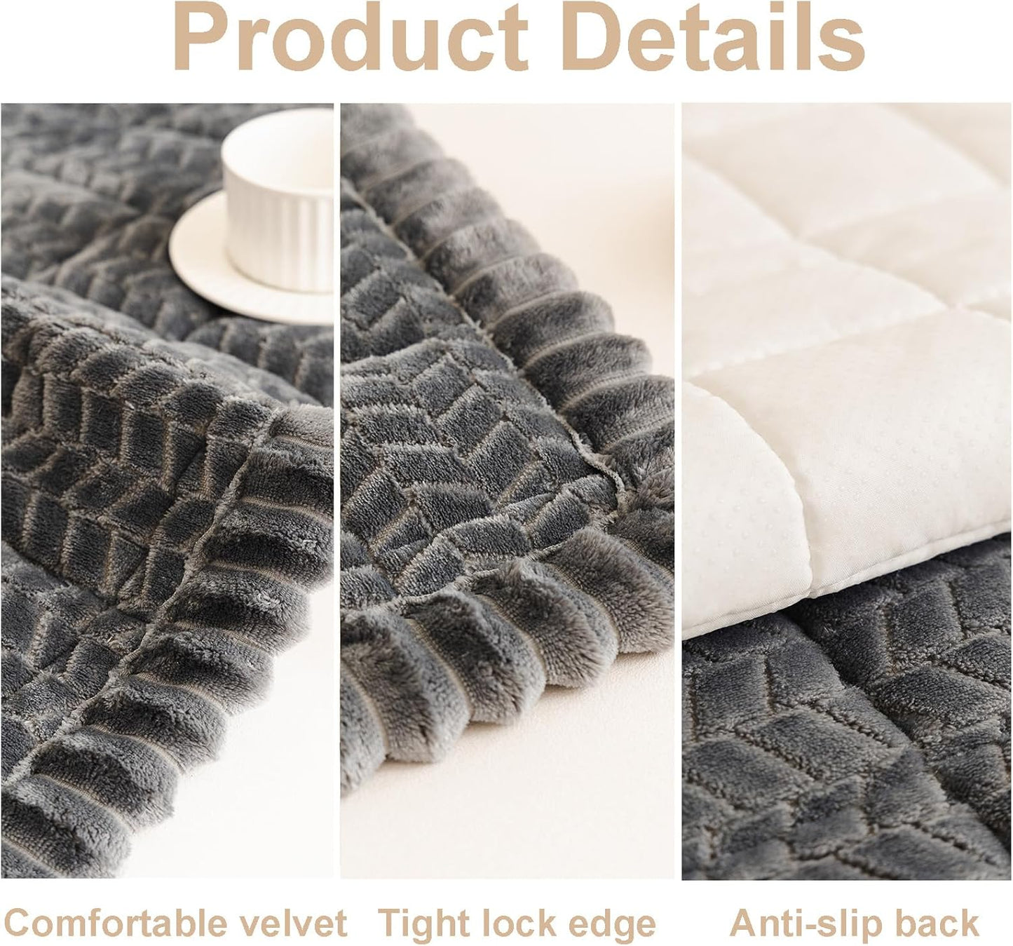Mivnue Pet Couch Cover Protector Sofa Covers for Pets Washable Non Slip Couches and Sofas Dog Mat