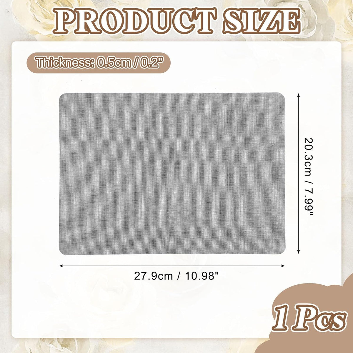 PATIKIL Linen Repair Patch, 8 x 11 Inch Self-Adhesive Linen Fabric Repair Patches for Sofa Couch