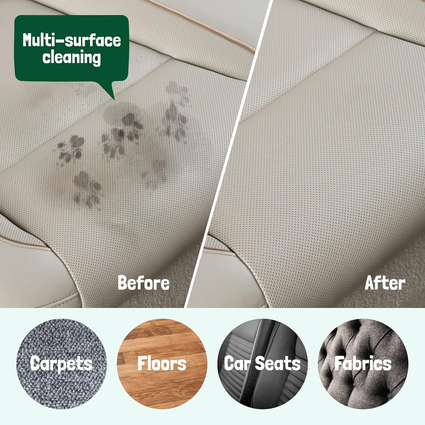 Sunny & Honey Pet Stain & Odor Miracle - 1 Gallon (128 Fl Oz), Spring Mint Scent - Carpet Shampoo