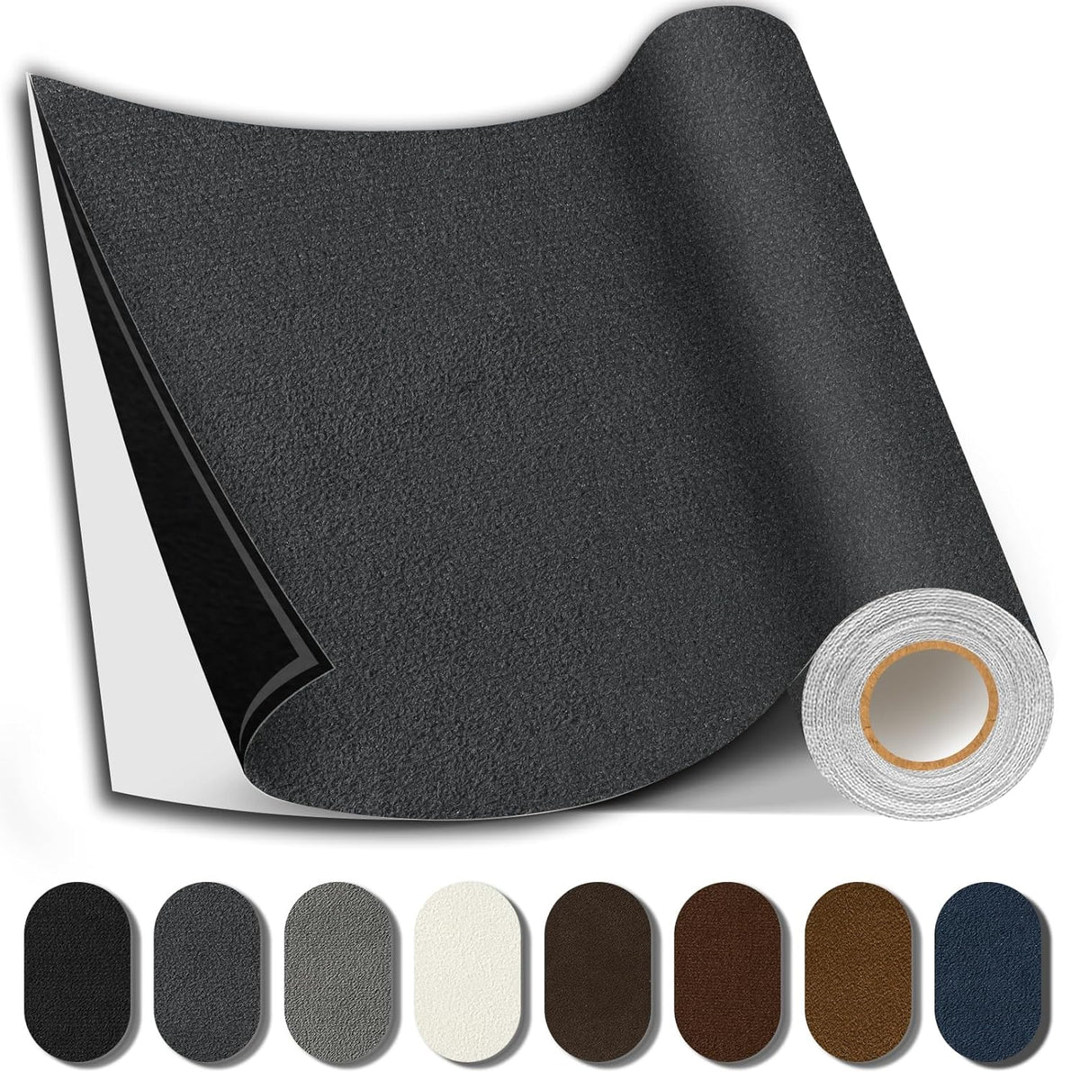 Suede Repair Patch, 17X79 Inch Fabric Large Repair Tape, Self-Adhesive Patches for Furniture, Sofa