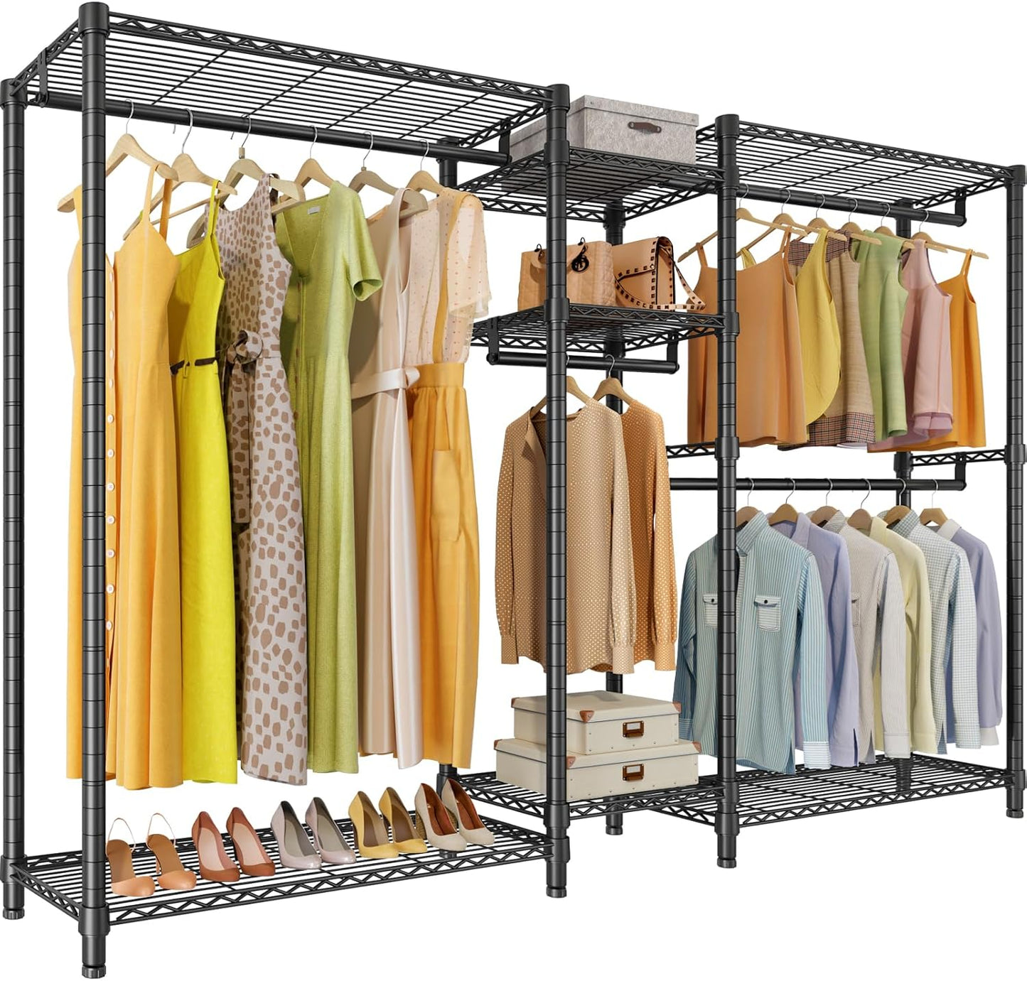 VIPEK Classic V6 Plus Wire Garment Rack Heavy Duty Clothing Rack for Hanging Clothes, Metal