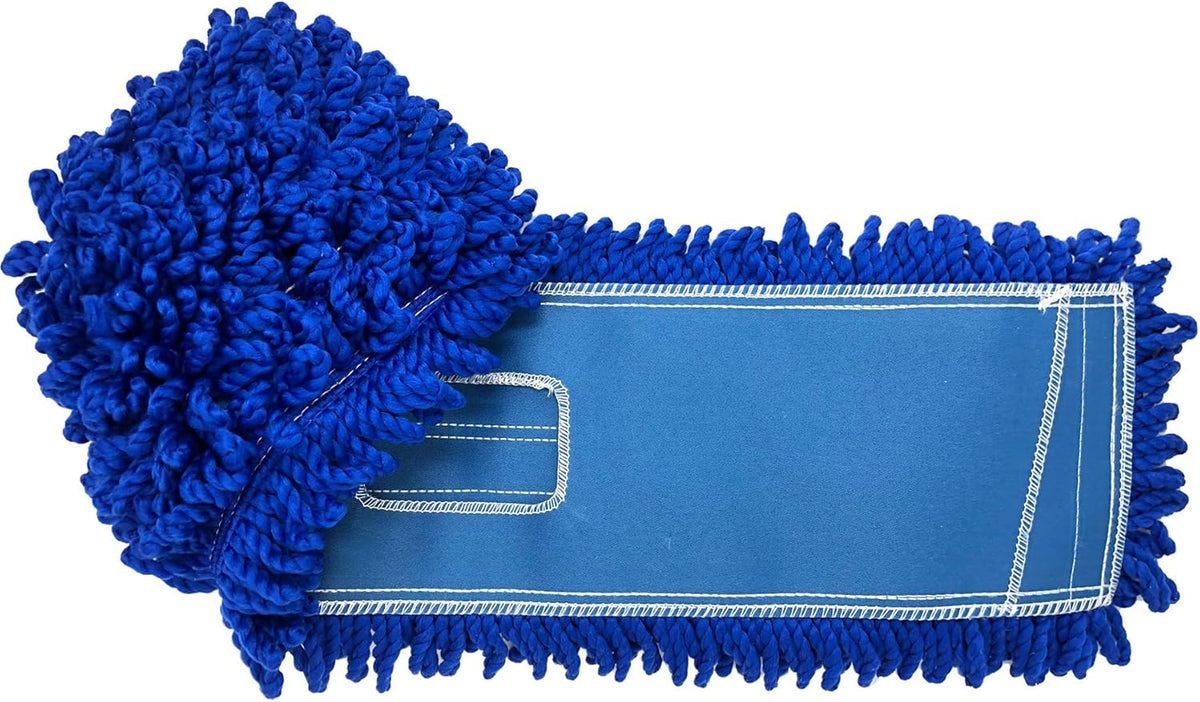 KLEEN HANDLER 18 Inch Microfiber Dust Mop, Large Washable Commercial Mop Head Replacement, Sweeper