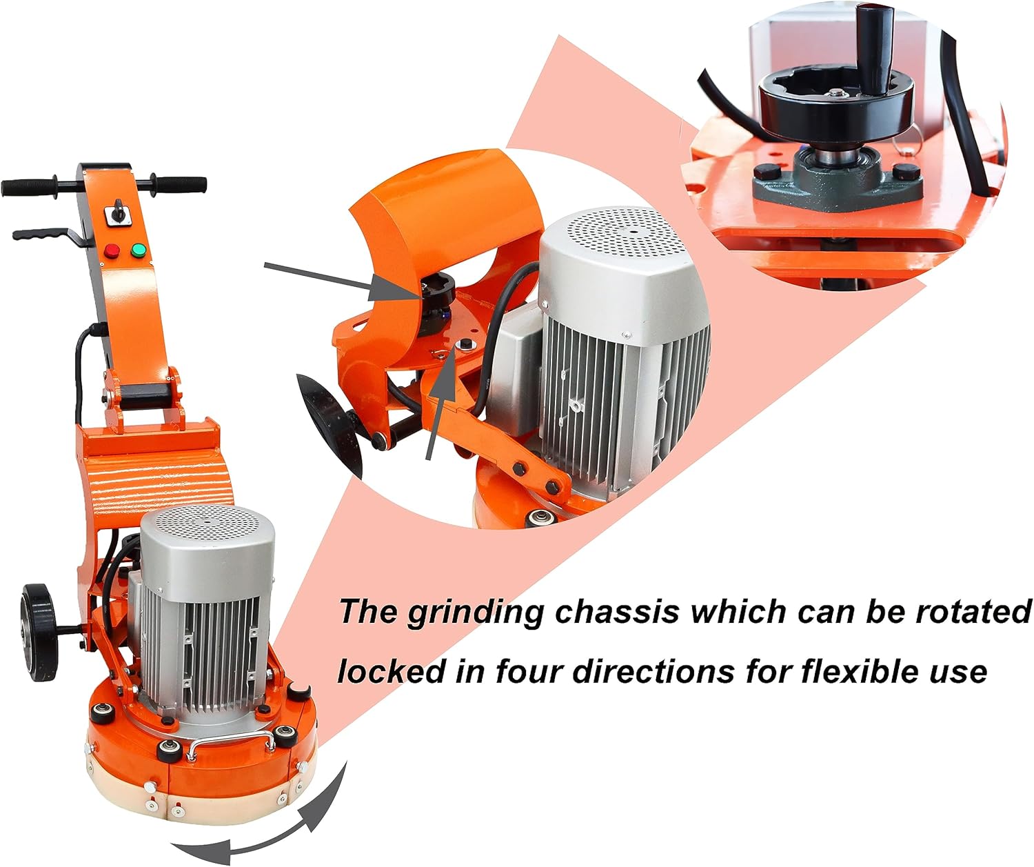 Floor Grinding Machine Cement Ground Grinder Grinding Epoxy Floor Paint and Cement Floor Polishing