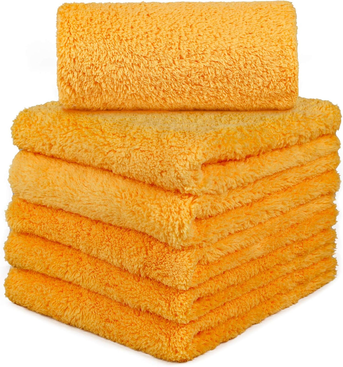 CARCAREZ Microfiber Towels for Cars, Car Drying Wash Detailing Towel with Plush Edgeless Microfiber